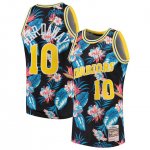 10 Tim Hardaway Golden State Warriors Floral Fashion 1990-91 Maillot